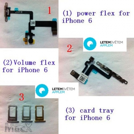 又有iPhone 6零件曝光：三种颜色都齐了