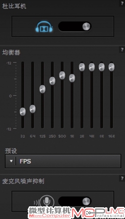 扬声器配置界面